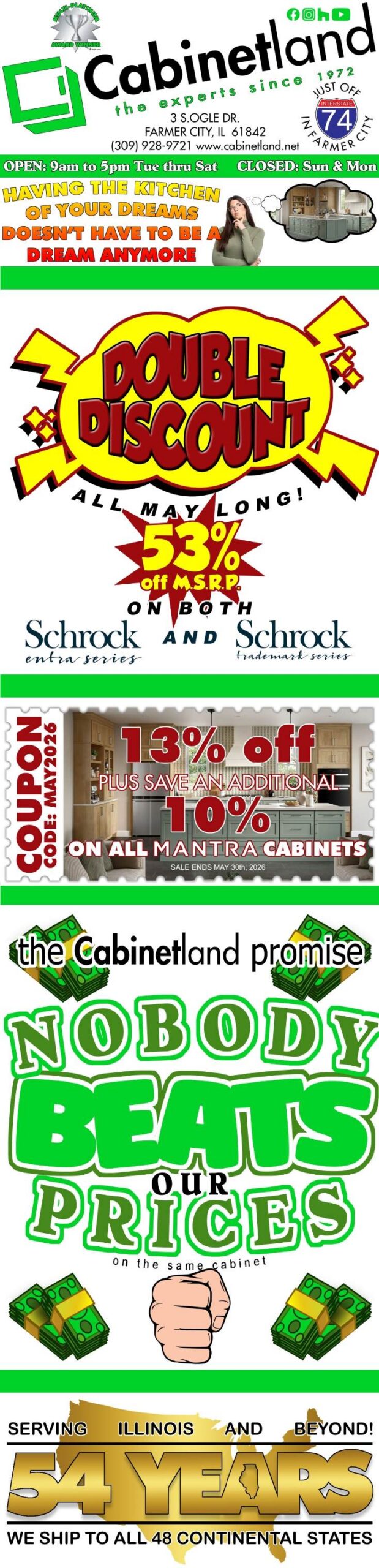 May Specials